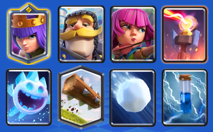 Archer Queen Ranged Hero Cycle Clash Royale Decks