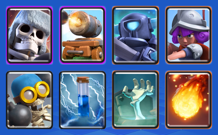 DECK #20_ GIANT SKELETON CANNON CART PUSH
