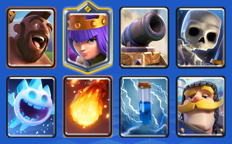 DECK #21_ HOG RIDER ARCHER QUEEN CYCLE