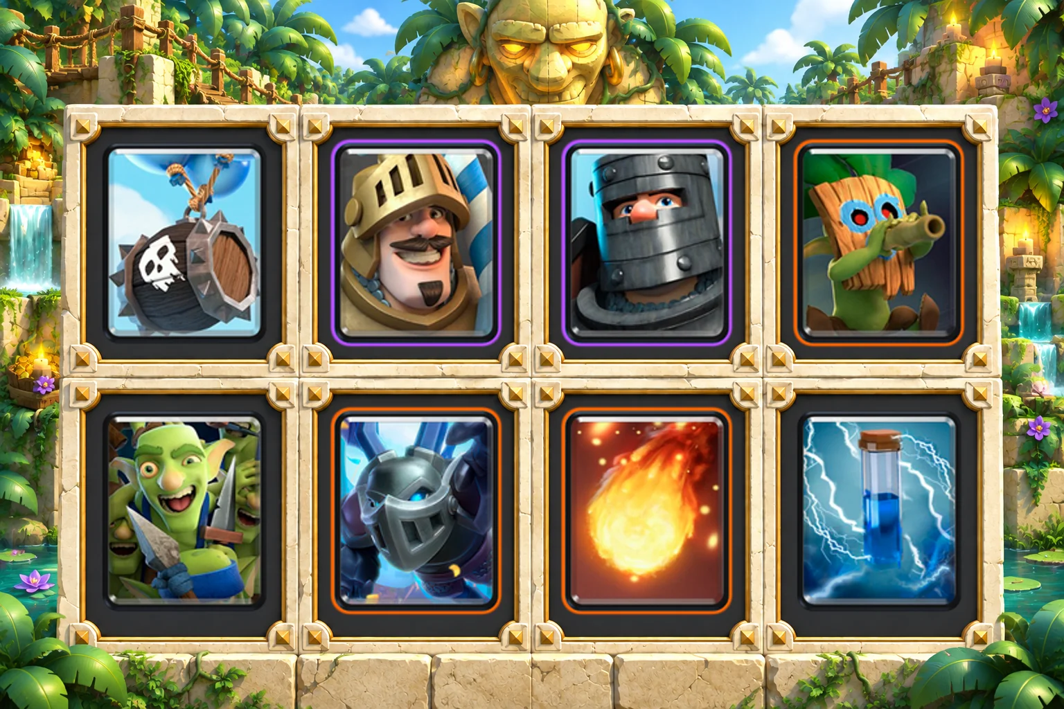 Skeleton Barrel Prince Counterpush: Skeleton Barrel, Prince, Dark Prince, Dart Goblin, Goblin Gang, Mega Minion, Fireball, Zap