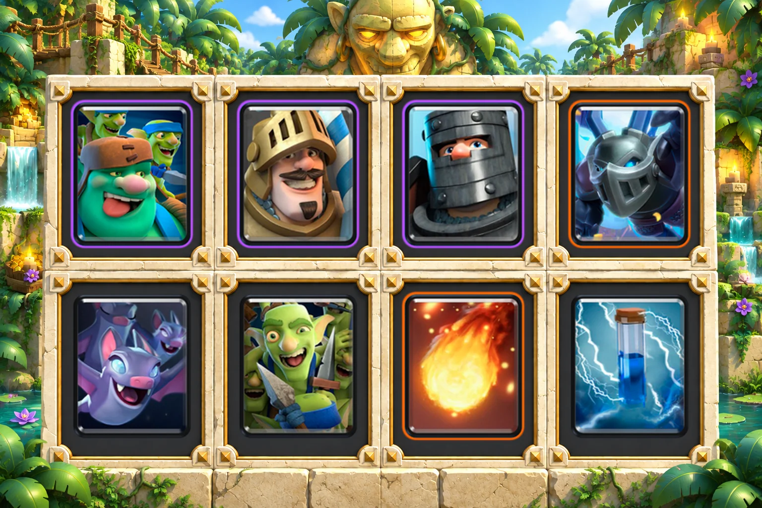 Goblin Giant Prince Spear Support: Goblin Giant, Prince, Dark Prince, Mega Minion, Bats, Goblin Gang, Fireball, Zap
