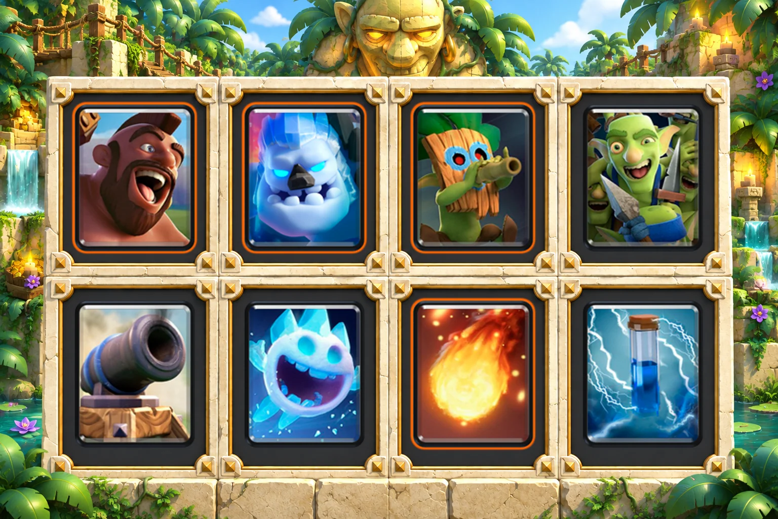 Hog Dart Goblin Cycle: Hog Rider, Ice Golem, Dart Goblin, Goblin Gang, Cannon, Ice Spirit, Fireball, Zap