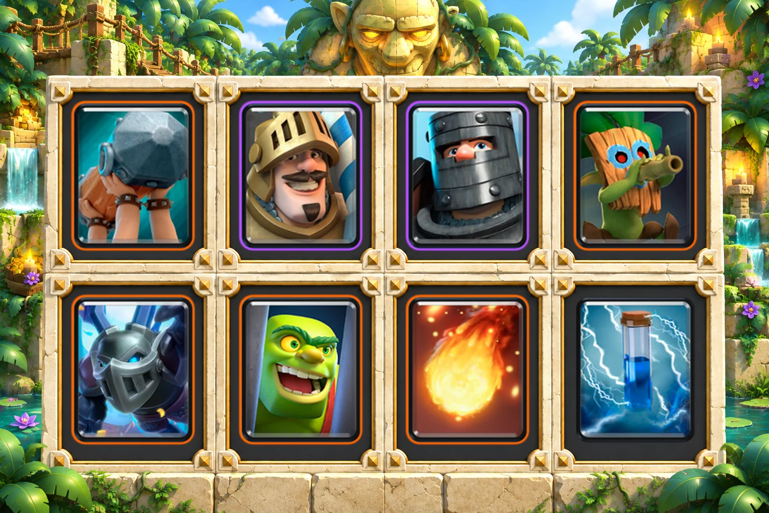 Prince Ram Dart Pressure: Battle Ram, Prince, Dark Prince, Dart Goblin, Mega Minion, Goblin Cage, Fireball, Zap