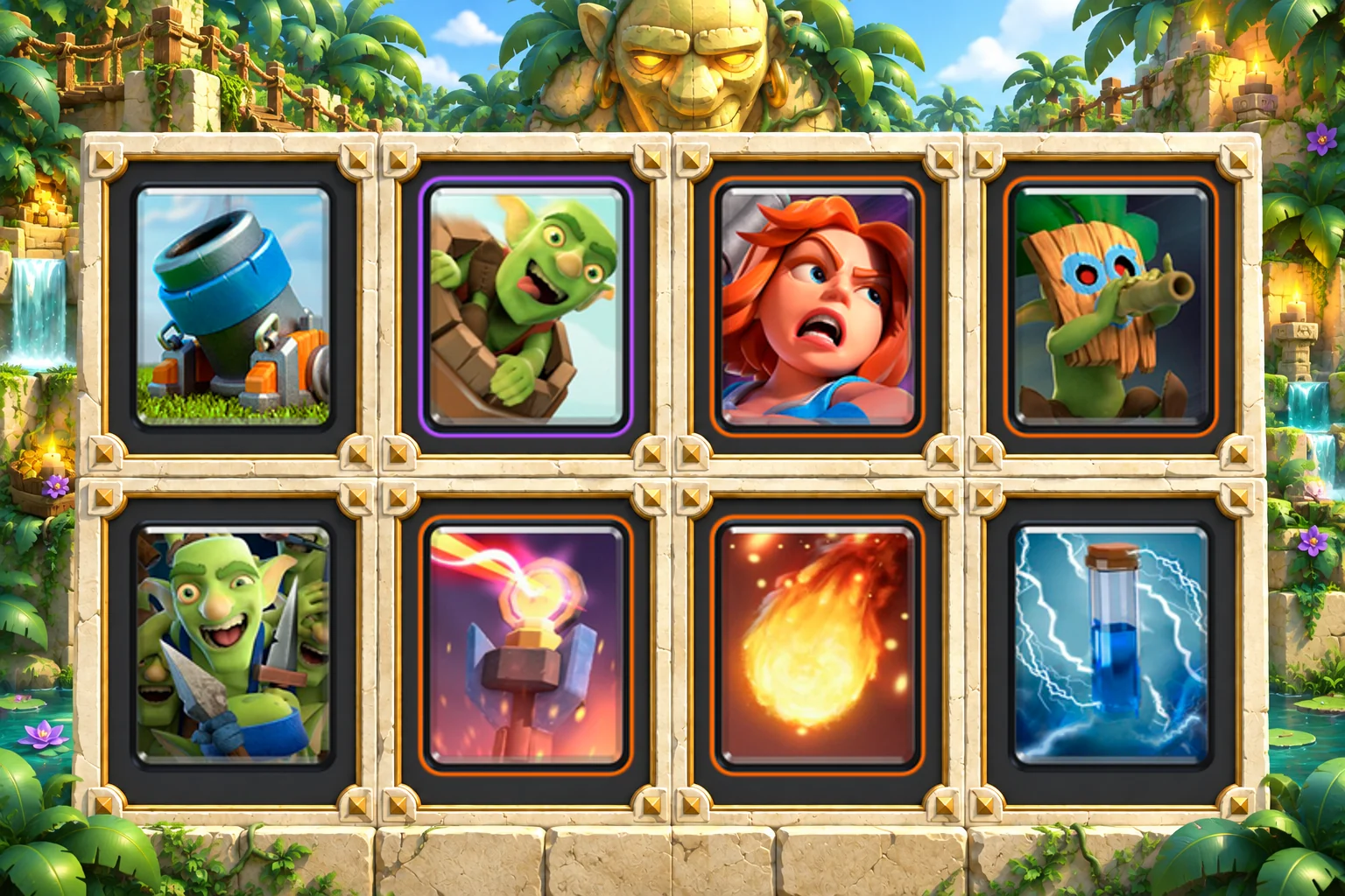 Mortar Barrel Dart Pressure: Mortar, Goblin Barrel, Valkyrie, Dart Goblin, Goblin Gang, Inferno Tower, Fireball, Zap