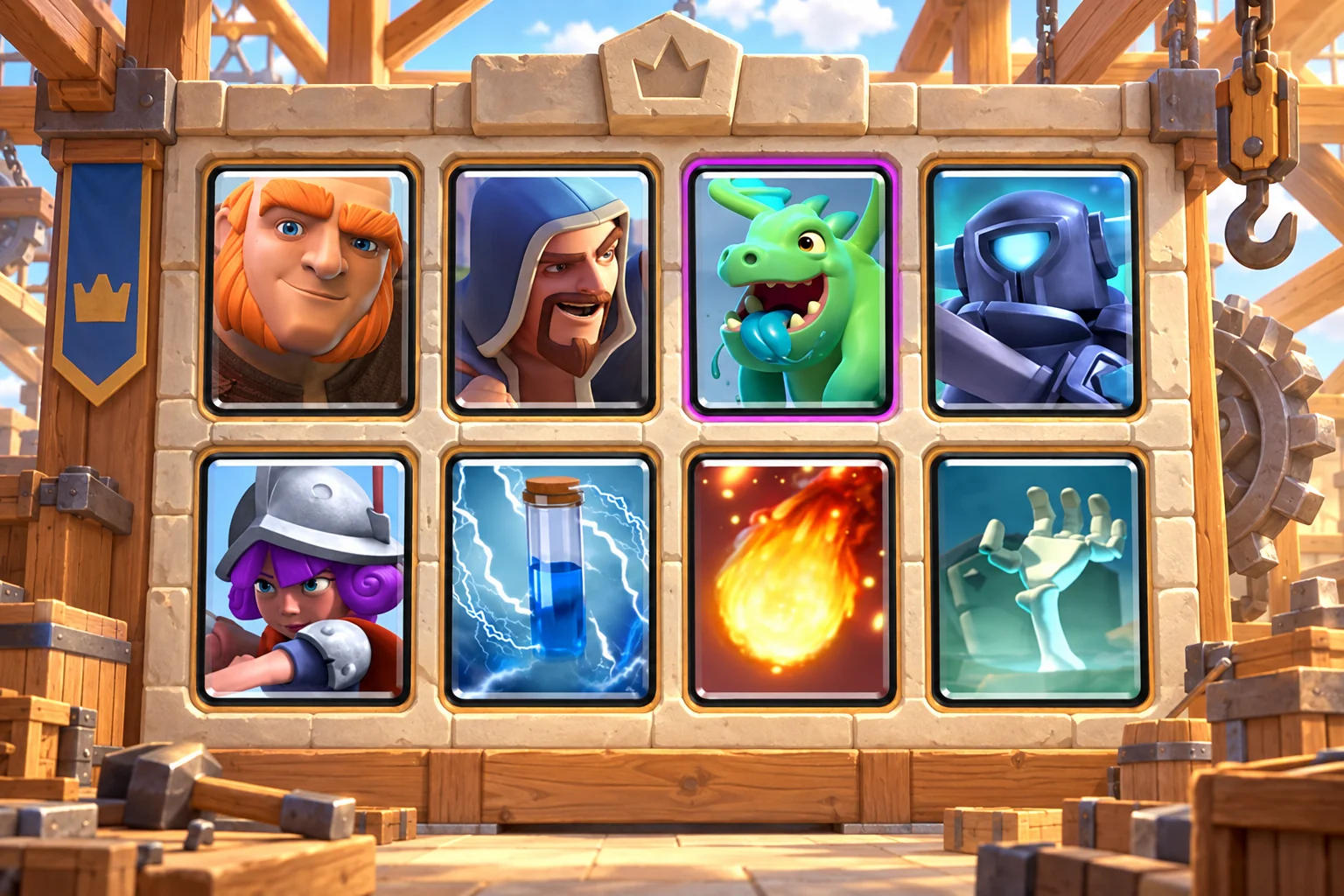 DECK #25_ GIANT WIZARD BABY DRAGON SPLASH WALL